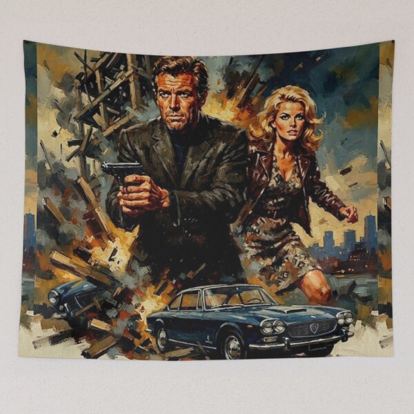 Item preview, The Wrecking Crew Action Thriller Fine Art Tribute designed and sold by Art's Diner.