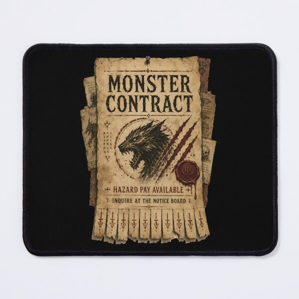 Item preview, Monster Contract Tear-Off Notice designed and sold by agearb.