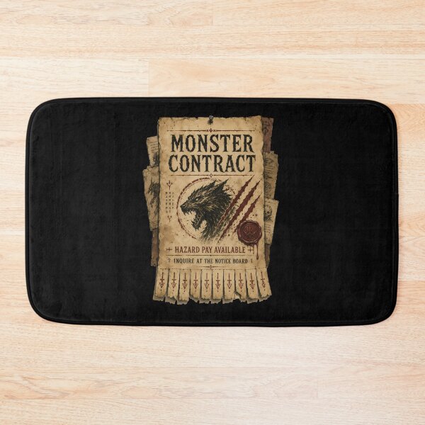 Item preview, Monster Contract Tear-Off Notice designed and sold by agearb.