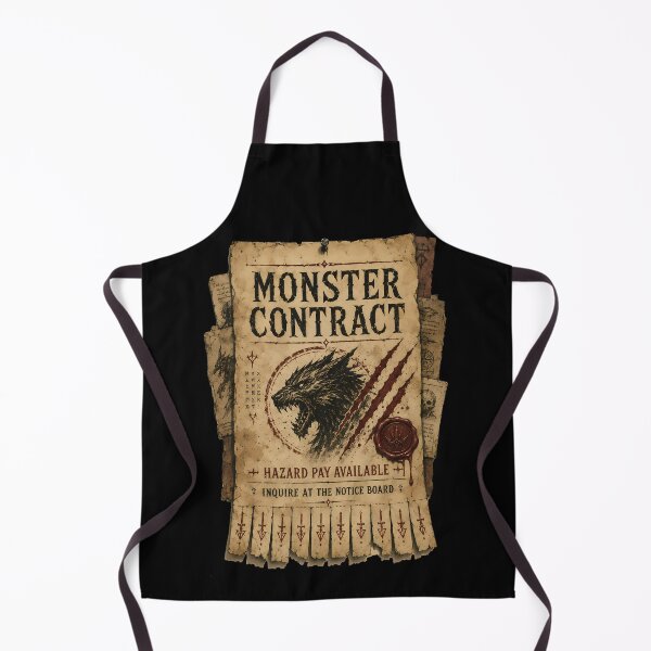 Item preview, Monster Contract Tear-Off Notice designed and sold by agearb.