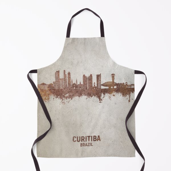 Item preview, Curitiba Skyline Brazil designed and sold by ArtPrints.