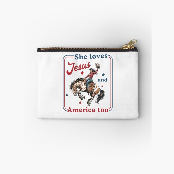 Item preview, She Loves Jesus and America Too designed and sold by suhairee-studio.