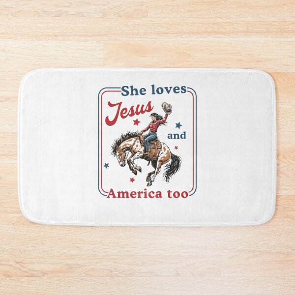 Item preview, She Loves Jesus and America Too designed and sold by suhairee-studio.
