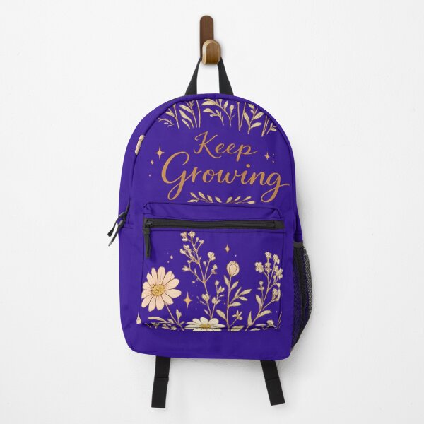 Item preview, Keep Growing Wildflower - Mental Health & Positivity Design designed and sold by zdzdesigner.