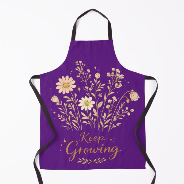 Item preview, Keep Growing Wildflower - Mental Health & Positivity Design designed and sold by zdzdesigner.