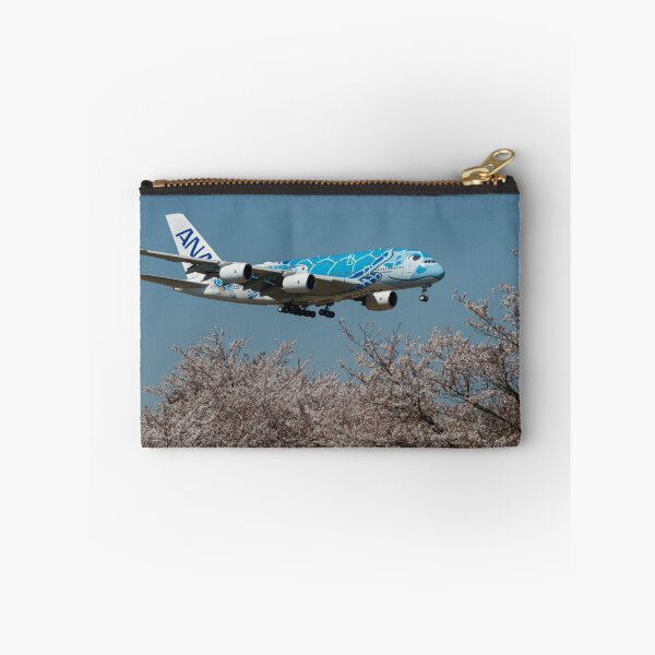 Item preview, ANA Flying Honu A380 and Cherry Blossoms designed and sold by YSJapanPhoto.