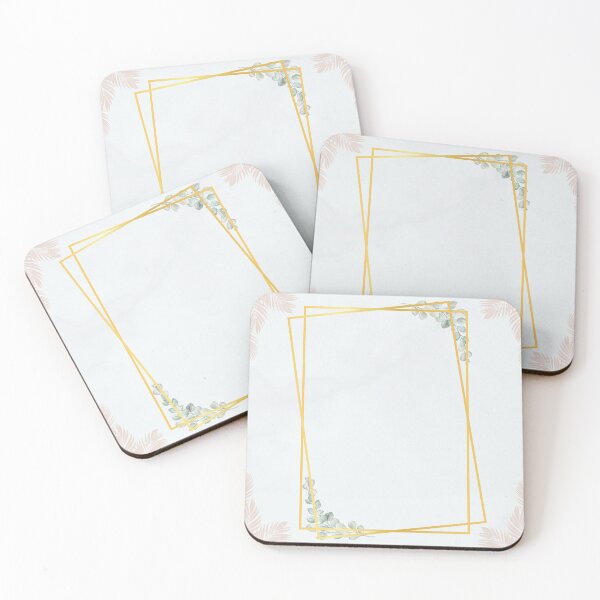 Item preview, Gold Frame and Pastel Eucalyptus: Botanical Elegance and Luxury | Fine Stationery designed and sold by Diseño que alegran tu día.