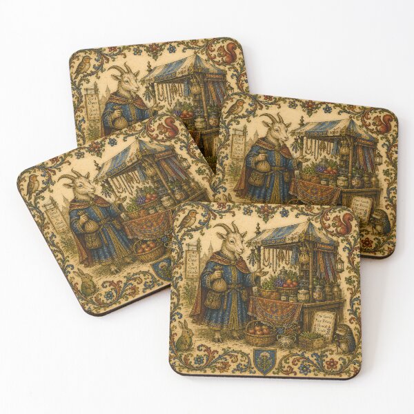 Item preview, The Goat Merchant’s Medieval Market designed and sold by Drift Pattern Studio.