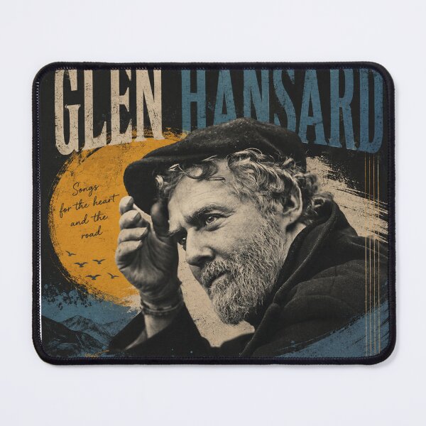 Item preview, Glen Hansard Vintage Portrait | Songs for the Heart and the Road Folk Music Art designed and sold by Eddy048.