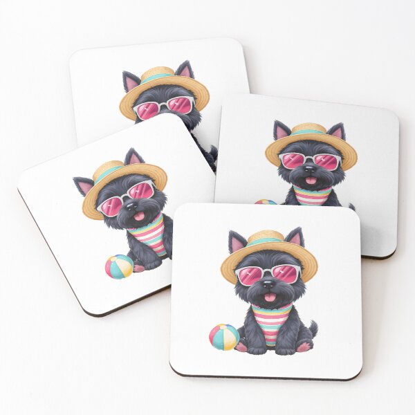 Item preview, Summer Time Black Dog Art designed and sold by Kedspicedesign.