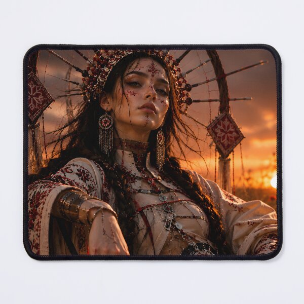 Item preview, Living Motanka Doll | Ukrainian Fantasy Queen Art designed and sold by Vaelia.