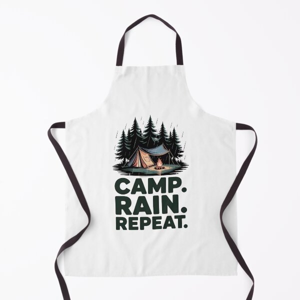 Item preview, Rain Camping Camp Rain Repeat designed and sold by MooonTees.