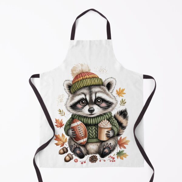 Item preview, Cozy Raccoon with Football designed and sold by jkrphoto.