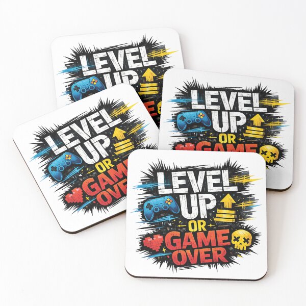 Item preview, Level Up Or Game Over Video Game Controller Pixel Heart Skull Gaming Streetwear Graphic designed and sold by DesignArtist.ia.