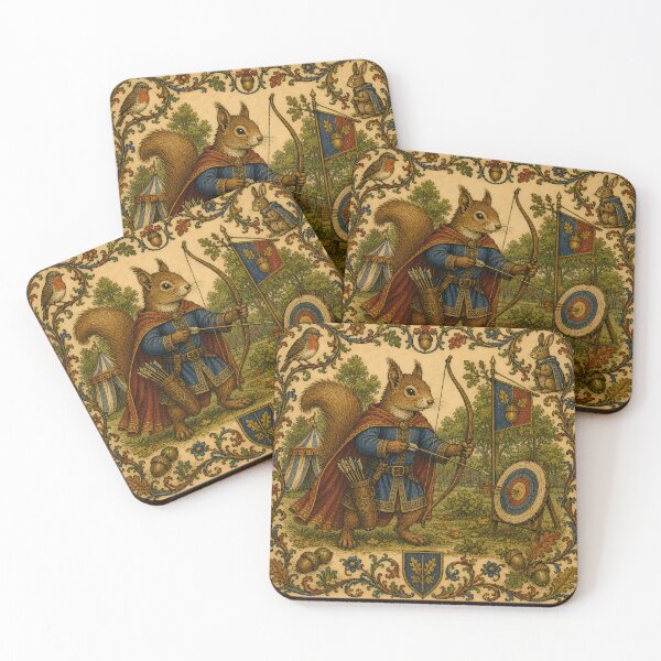 Item preview, Squirrel Archer of the Oakwood Tournament designed and sold by Drift Pattern Studio.