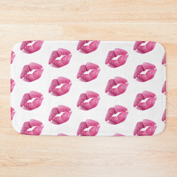 Item preview, Pink Lipstick Kiss Mark Print designed and sold by jianina-alondra.