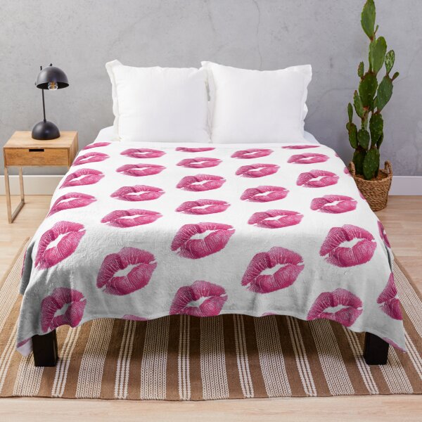 Item preview, Pink Lipstick Kiss Mark Print designed and sold by jianina-alondra.
