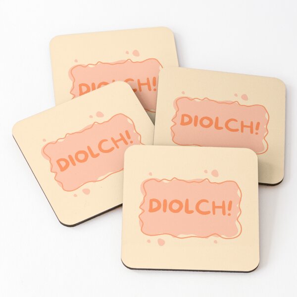 Item preview, Diolch! Thank you fun typography digital art designed and sold by QuillPrints.