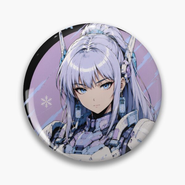 Item preview, Cyber Yuki-Onna Mecha Girl – Retro Anime Yokai designed and sold by Apocalyptic Art Studio.