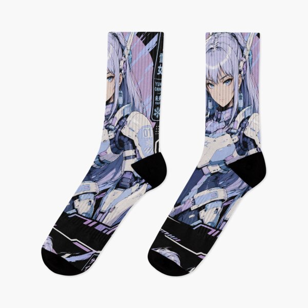 Item preview, Cyber Yuki-Onna Mecha Girl – Retro Anime Yokai designed and sold by Apocalyptic Art Studio.