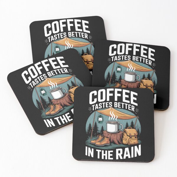 Item preview, Coffee Tastes Better In The Rain designed and sold by MooonTees.