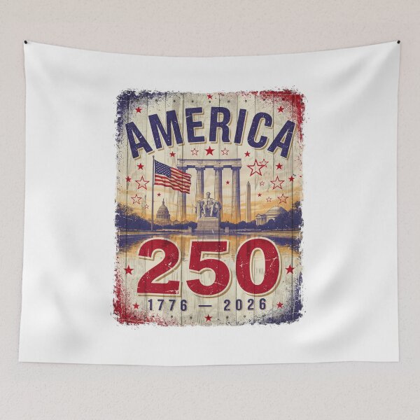 Item preview, America 250 Semiquincentennial Washington DC 1776-2026 Vintage USA Tee v4 designed and sold by DarylWelsh2024.