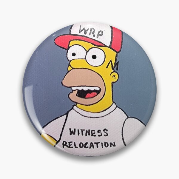 Item preview, Witness Relocation Program Homer Simpson designed and sold by Baileypaints.