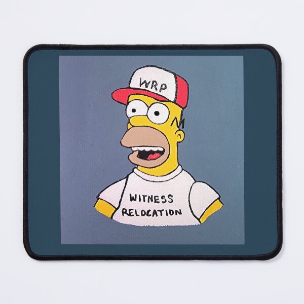Item preview, Witness Relocation Program Homer Simpson designed and sold by Baileypaints.