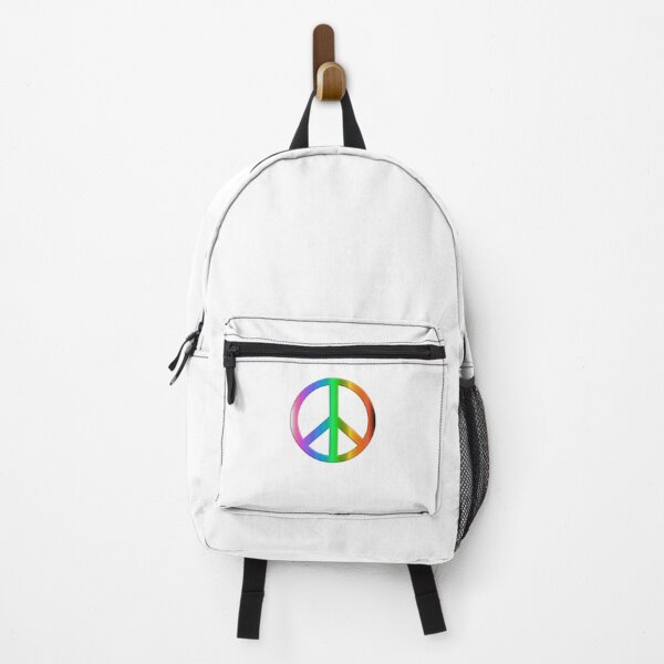 Item preview, Vibrant Rainbow Gradient Peace Symbol Art designed and sold by laxmanrajart.