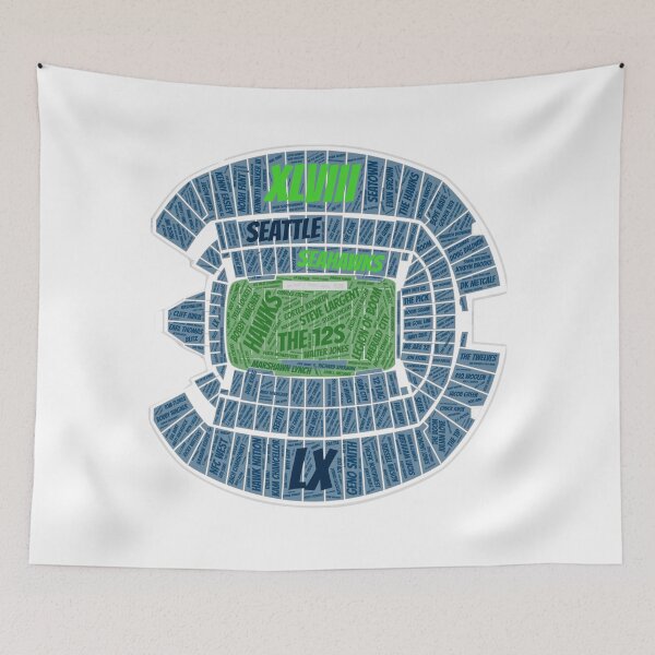 Item preview, Seahawks Stadium - 2026 Update designed and sold by QuotablesGeek.