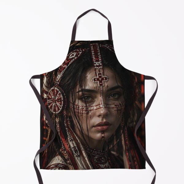 Item preview, Cyber Ethno Motanka: Neon Ritual Portrait designed and sold by Vaelia.