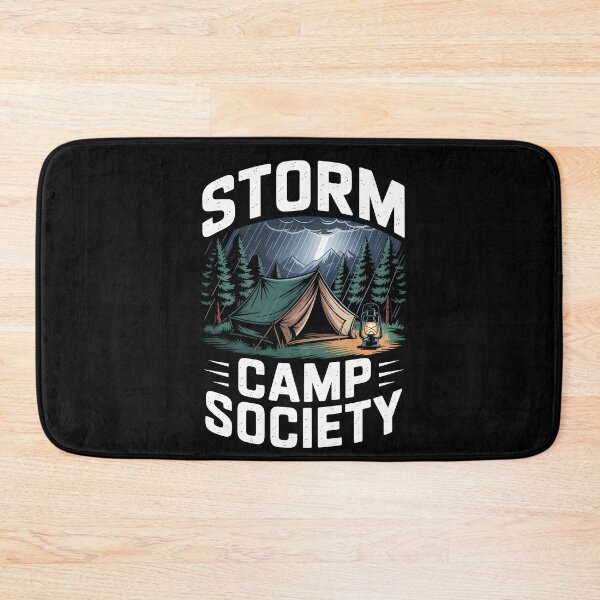 Item preview, Rain Camping Storm Camp Society designed and sold by MooonTees.