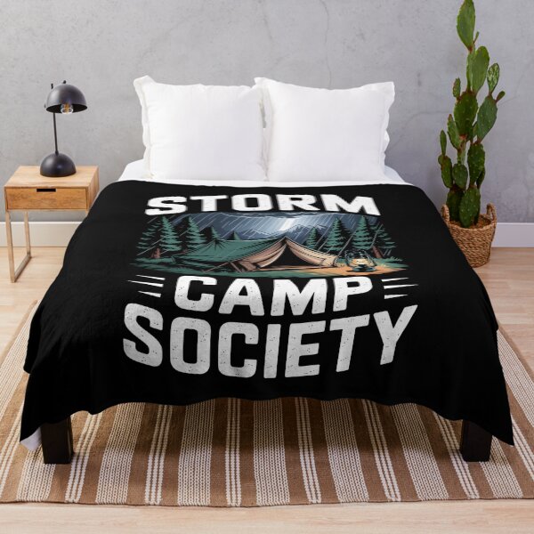 Item preview, Rain Camping Storm Camp Society designed and sold by MooonTees.