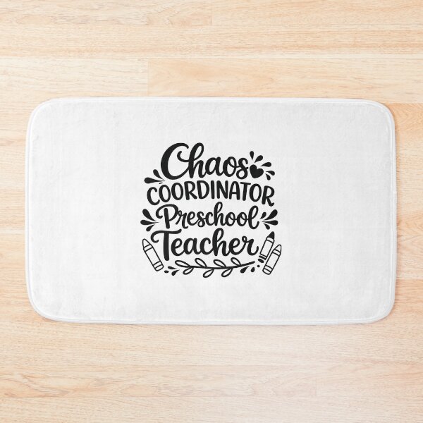 Item preview, chaos coordinator preschool teacher,Back to School designed and sold by CloudyPress.