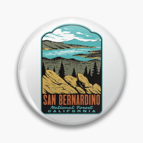 Item preview, Castle Rock Big Bear San Bernardino Forest Retro Poster designed and sold by HalpinDesign.