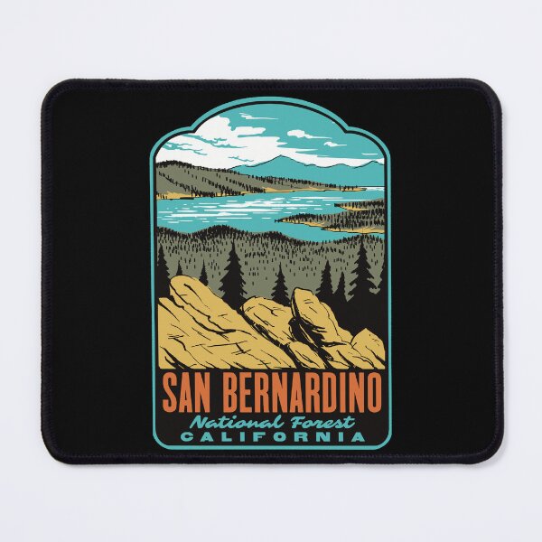 Item preview, Castle Rock Big Bear San Bernardino Forest Retro Poster designed and sold by HalpinDesign.