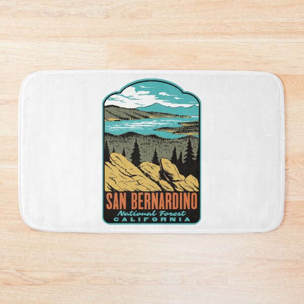 Item preview, Castle Rock Big Bear San Bernardino Forest Retro Poster designed and sold by HalpinDesign.