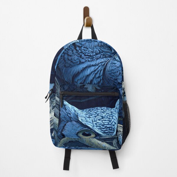 Item preview, Blue nesting owl designed and sold by ScienceRex.