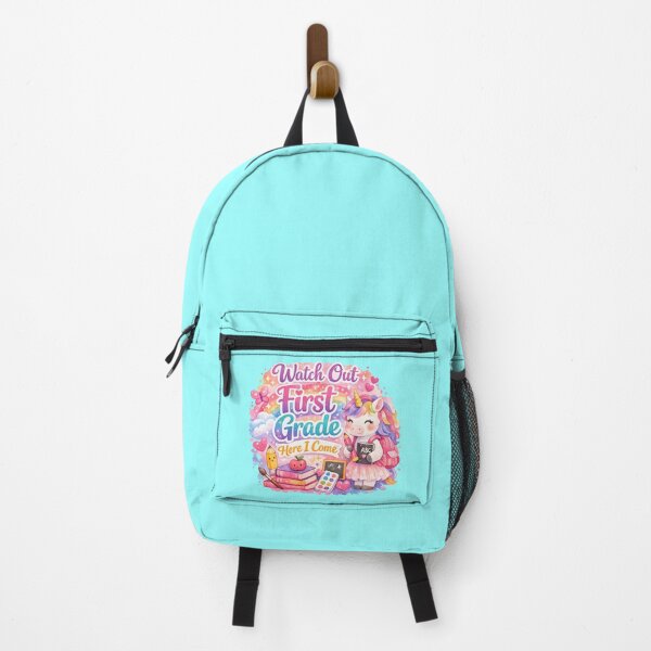 Item preview, Watch Out First Grade Here I Come Kawaii Watercolor Unicorn Pastel Girls Back to School Gift designed and sold by Artycom.