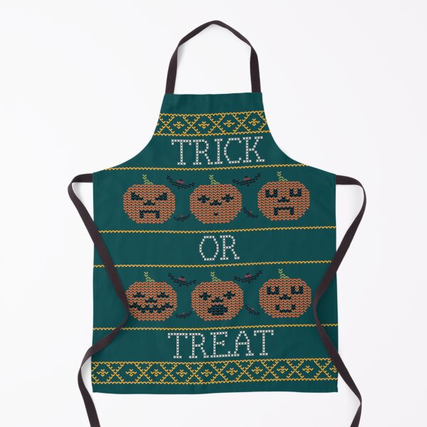 Item preview, Trick or Treat Halloween Pumpkin Ugly Sweater designed and sold by Volt Junkies.