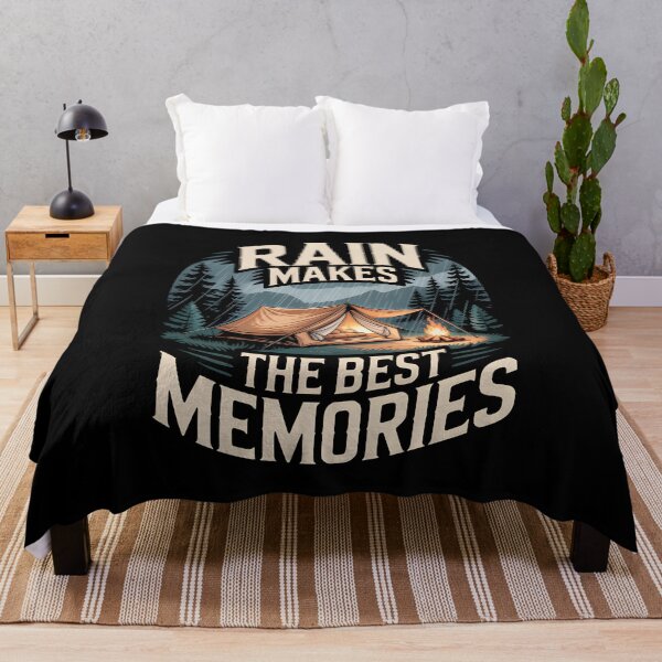 Item preview, Rain Camping Makes The Best Memories designed and sold by MooonTees.