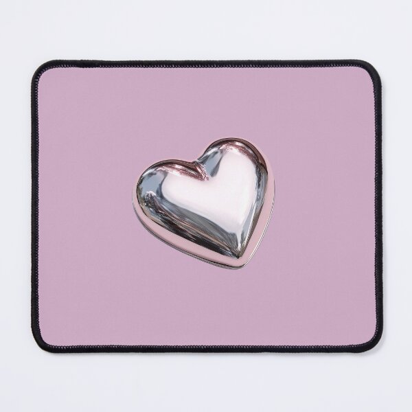 Item preview, Chrome Pink Heart 3D Balloon Art designed and sold by jianina-alondra.