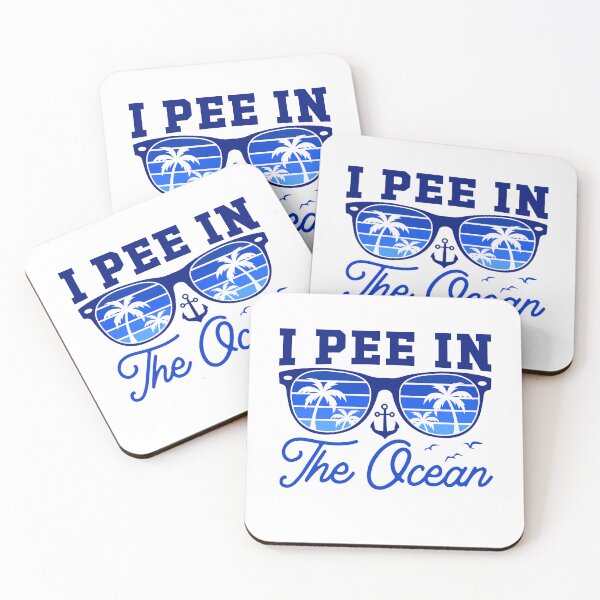 Item preview, I Pee in The Ocean Funny Swimming Humor designed and sold by gunaone-design.