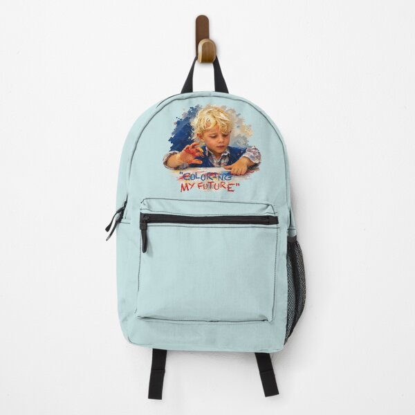 Item preview, Coloring My Future – Young Artist Oil Painting Illustration designed and sold by Lifer Art and Design.