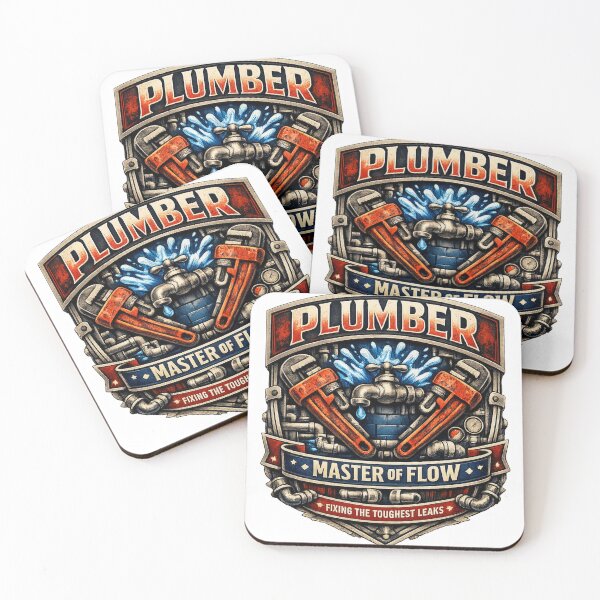 Item preview, Plumber – Master of Flow | Funny Trade Pride Emblem designed and sold by Shadowframe Studios.