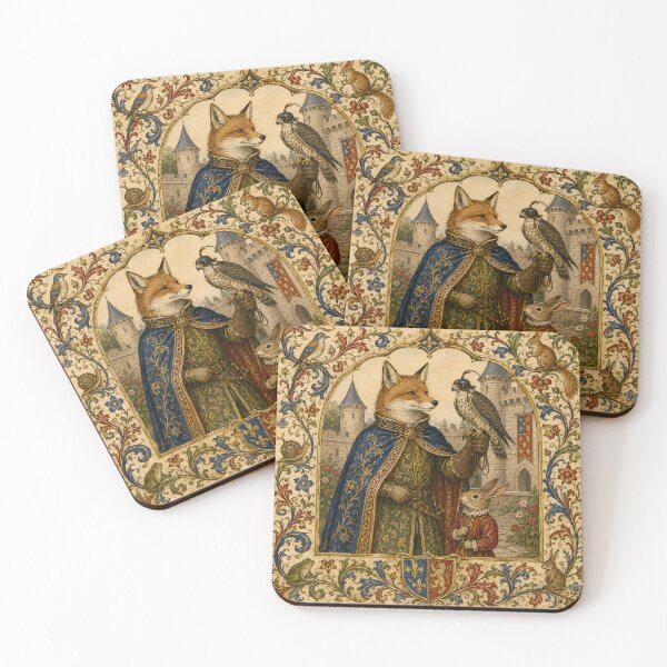 Item preview, The Fox Falconer of the Royal Keep designed and sold by Drift Pattern Studio.