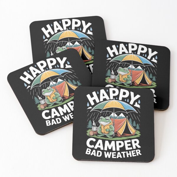 Item preview, Happy Camper Bad Weather designed and sold by MooonTees.