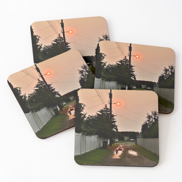 Item preview, Sunset Alley with Reflections designed and sold by HenryHog.