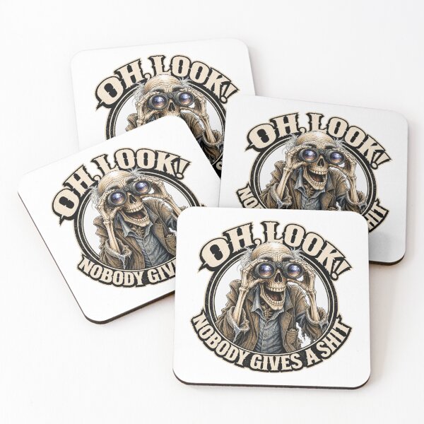 Item preview, Oh Look! Nobody Gives a Sh*t | Funny Skeleton Sarcastic  designed and sold by Wilcox PhotoArt.