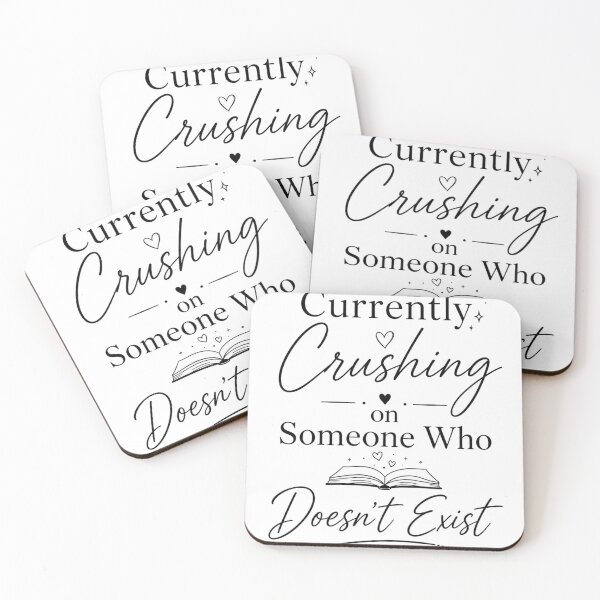 Item preview, Currently Crushing On Someone Who Doesn't Exist Bookish designed and sold by slestore.
